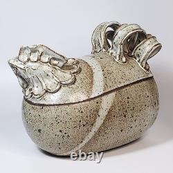 Vintage Ginny & Paul Anthony Studio Pottery Stoneware Ceramic Chicken Tureen