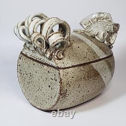 Vintage Ginny & Paul Anthony Studio Pottery Stoneware Ceramic Chicken Tureen