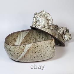 Vintage Ginny & Paul Anthony Studio Pottery Stoneware Ceramic Chicken Tureen
