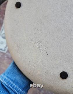 Vintage Gordon MARTZ Studio Pottery Platter/Plate/Shallow Bowl Spiral 12 3/4