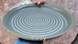 Vintage Gordon MARTZ Studio Pottery Platter/Plate/Shallow Bowl Spiral 12 3/4