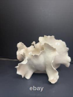 Vintage Grace Pilato Studio Pottery Organic Sea Form Porcelain Art Sculpture