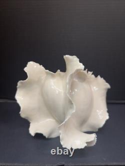 Vintage Grace Pilato Studio Pottery Organic Sea Form Porcelain Art Sculpture