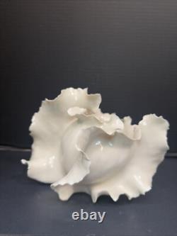 Vintage Grace Pilato Studio Pottery Organic Sea Form Porcelain Art Sculpture