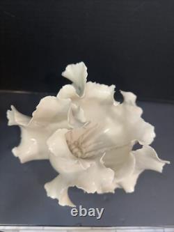 Vintage Grace Pilato Studio Pottery Organic Sea Form Porcelain Art Sculpture