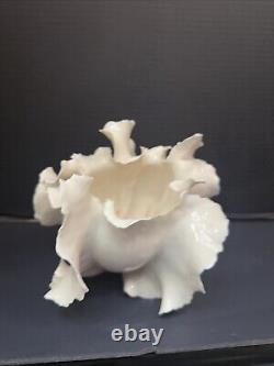 Vintage Grace Pilato Studio Pottery Organic Sea Form Porcelain Art Sculpture