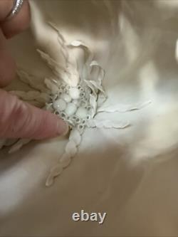 Vintage Grace Pilato Studio Pottery Organic Sea Form Porcelain Art Sculpture