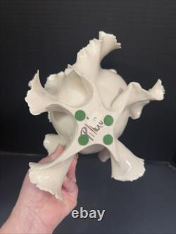 Vintage Grace Pilato Studio Pottery Organic Sea Form Porcelain Art Sculpture