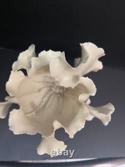 Vintage Grace Pilato Studio Pottery Organic Sea Form Porcelain Art Sculpture