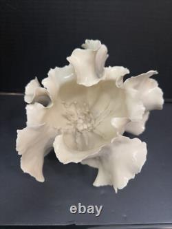 Vintage Grace Pilato Studio Pottery Organic Sea Form Porcelain Art Sculpture