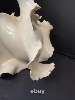 Vintage Grace Pilato Studio Pottery Organic Sea Form Porcelain Art Sculpture
