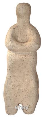 Vintage Hand Built Studio Art Pottery Modernist Abstract Figure Study Sculpture