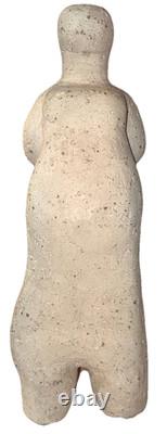 Vintage Hand Built Studio Art Pottery Modernist Abstract Figure Study Sculpture