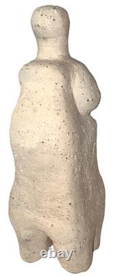 Vintage Hand Built Studio Art Pottery Modernist Abstract Figure Study Sculpture