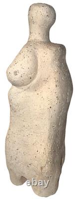 Vintage Hand Built Studio Art Pottery Modernist Abstract Figure Study Sculpture