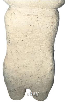 Vintage Hand Built Studio Art Pottery Modernist Abstract Figure Study Sculpture