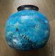 Vintage Hand Crafted Artist Signed Pottery Vase, 8.5 tall x 10 diameter