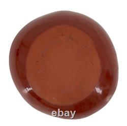 Vintage Hand-Painted Decorative Pottery Bowl, signed, 12