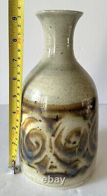 Vintage Handmade Ceramic Porcelain Pottery Vase Signed Preijss 3-84