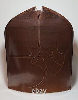 Vintage Handmade Harford Ceramic Studio Pottery Heart Vessel Vase
