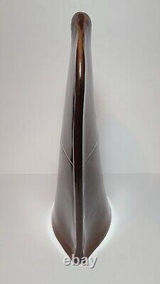 Vintage Handmade Harford Ceramic Studio Pottery Heart Vessel Vase