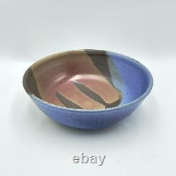 Vintage Hanselmann Studio Pottery Abstract 9-Inch Bowl New Mexico
