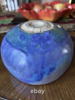 Vintage Henry Kendall Gernhardt Studio Art Pottery Bowl Outstanding Glaze