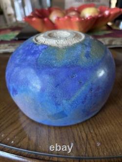 Vintage Henry Kendall Gernhardt Studio Art Pottery Bowl Outstanding Glaze