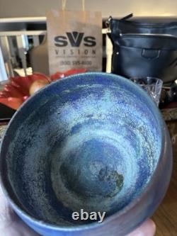Vintage Henry Kendall Gernhardt Studio Art Pottery Bowl Outstanding Glaze