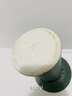 Vintage Herb Cohen Signed MCM Studio Pottery Mushroom Landscape Vase Chalice