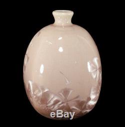 Vintage Herbert Sanders California Studio Art Pottery Weed Pot Vase Crystalline