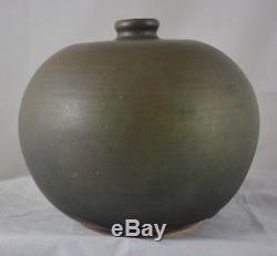 Vintage Herbert Sanders Studio Pottery Vase c. 1962 Mid Century Modern