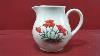 Vintage Holkham Studio Pottery China Poppy Milk Jug