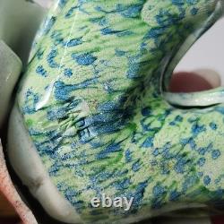 Vintage Italy Studio Pottery Porcelain Clown Figurines Signed Zampiva Set of 4