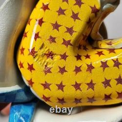 Vintage Italy Studio Pottery Porcelain Clown Figurines Signed Zampiva Set of 4