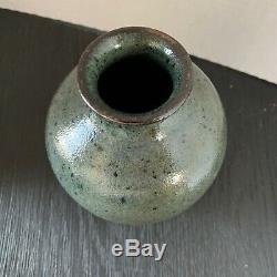 Vintage JUGTOWN WARE Studio Art Pottery Vase 7 North Carolina