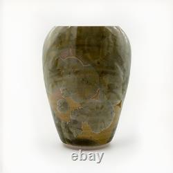 Vintage Jack & Shelly Feltman Studio Pottery Crystalline Glaze Vase Signed 1990