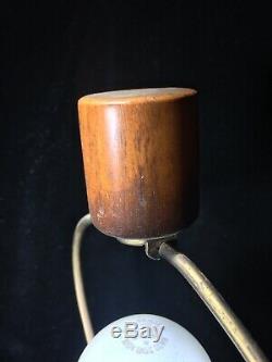 Vintage Jane & Gordon Martz Marshall Studios Pottery Brown Tan Green Table Lamp