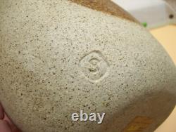 Vintage Jane Parshall Stoneware Studio Art Pottery Vase Akron Ohio Rare