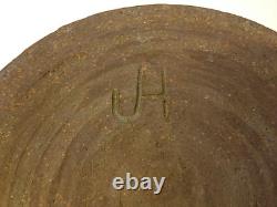 Vintage Jane Reuter Hitzeman Signed Studio Pottery Barrel Form Vase
