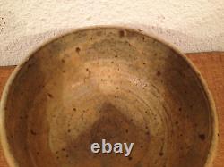 Vintage Jane Reuter Hitzeman Signed Studio Pottery Multi-Color Glazed Bowl