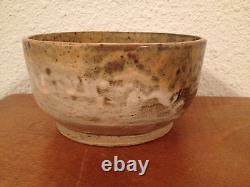 Vintage Jane Reuter Hitzeman Signed Studio Pottery Multi-Color Glazed Bowl