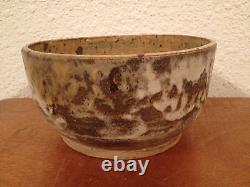 Vintage Jane Reuter Hitzeman Signed Studio Pottery Multi-Color Glazed Bowl