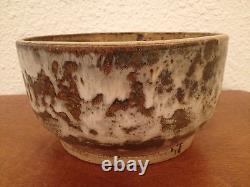 Vintage Jane Reuter Hitzeman Signed Studio Pottery Multi-Color Glazed Bowl