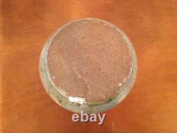 Vintage Jane Reuter Hitzeman Signed Studio Pottery Partially Glazed Vase