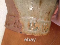 Vintage Jane Reuter Hitzeman Signed Studio Pottery Partially Glazed Vase