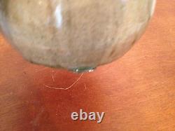 Vintage Jane Reuter Hitzeman Signed Studio Pottery Partially Glazed Vase