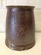 Vintage Jane Reuter Hitzeman Signed Studio Pottery Vase w Line / Face Decoration