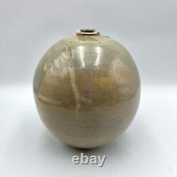 Vintage Jane Sinauer Studio Pottery Vase Vessel Massachusetts Artist Abstract