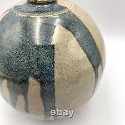 Vintage Jane Sinauer Studio Pottery Vase Vessel Massachusetts Artist Abstract
